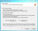 VLC Codec Pack video options screen shot